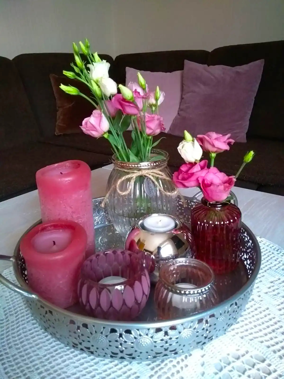 سینی دکوری برای میز پذیرایی