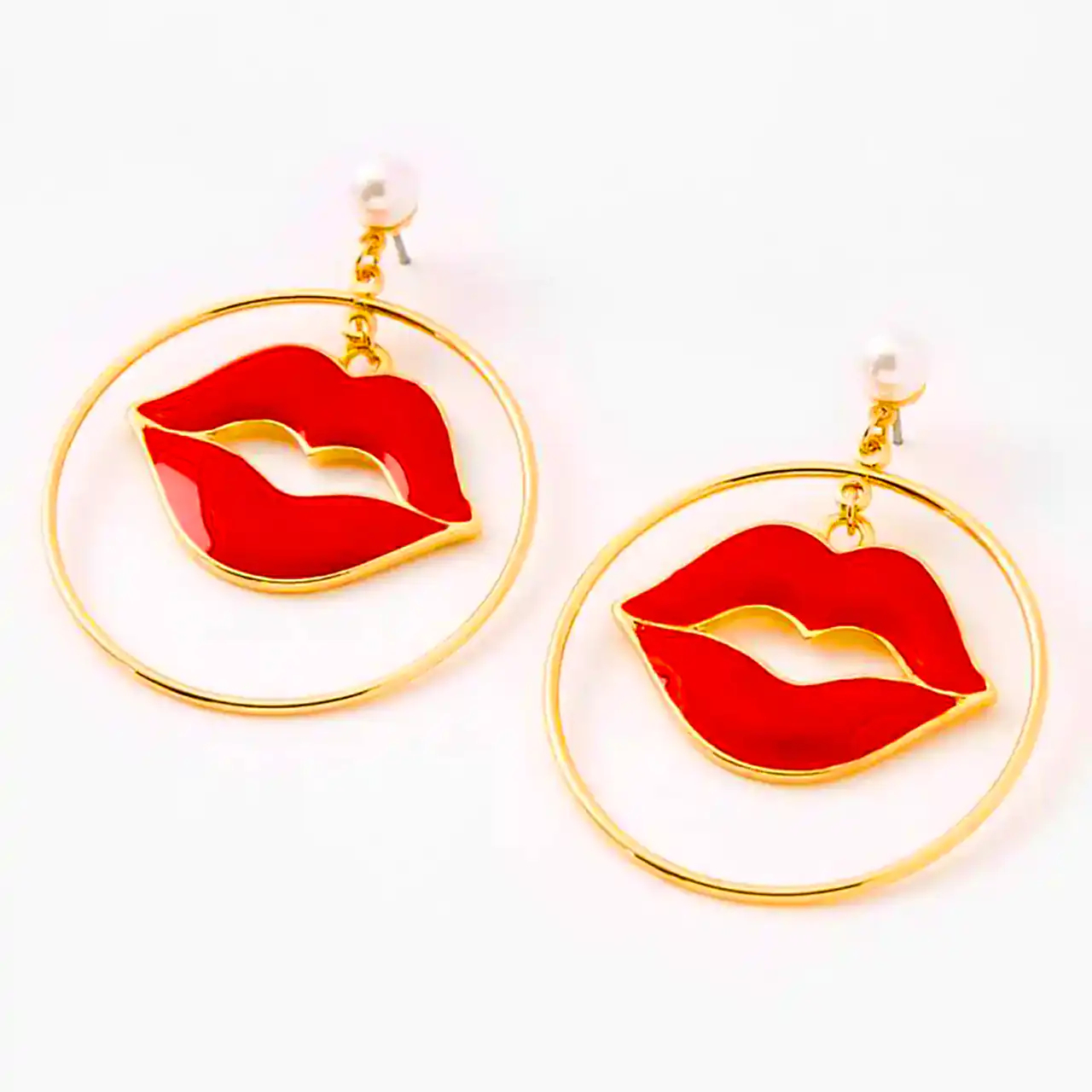 گوشواره طرح لب