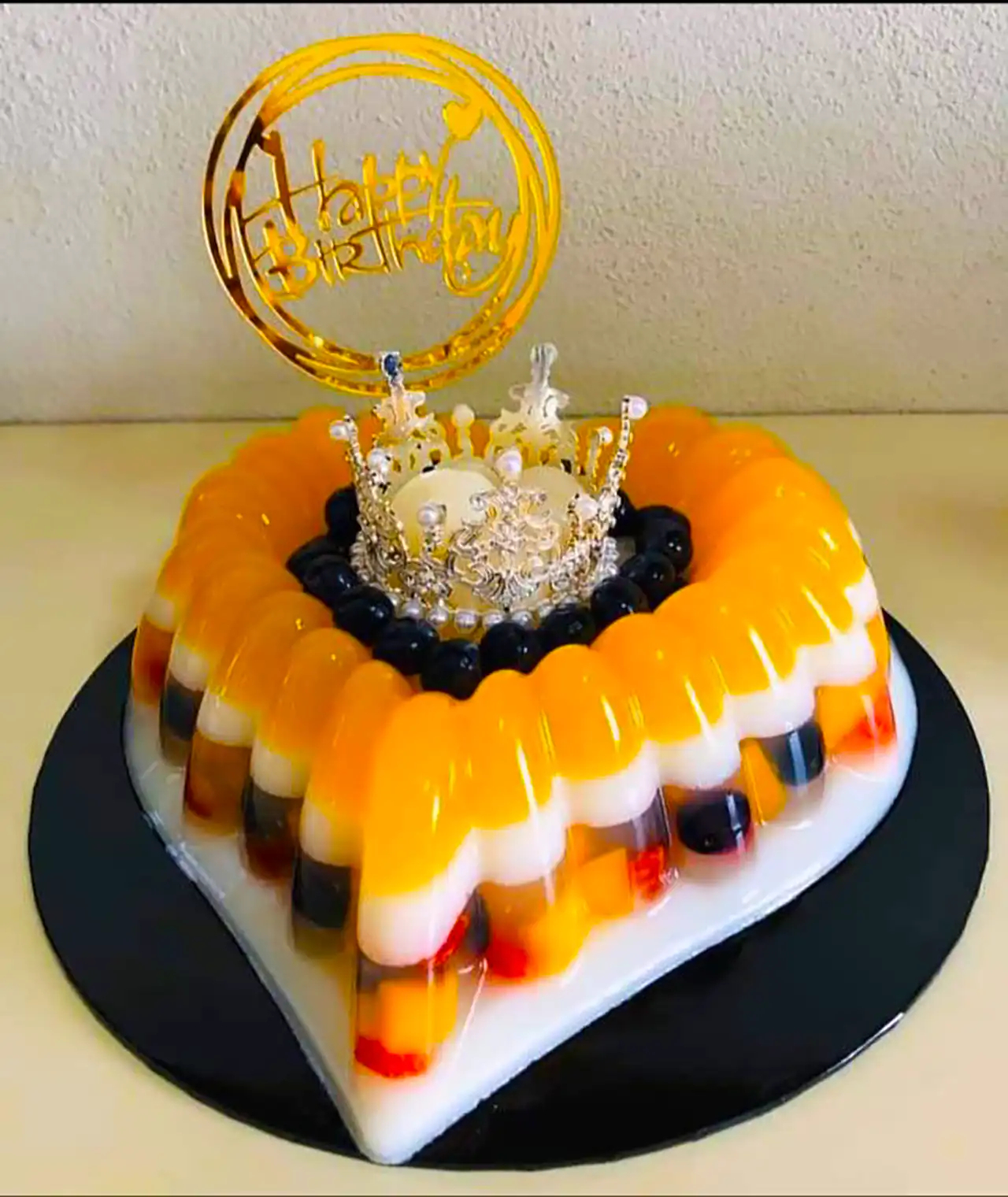 دسر ژله ای پاییزی جذاب