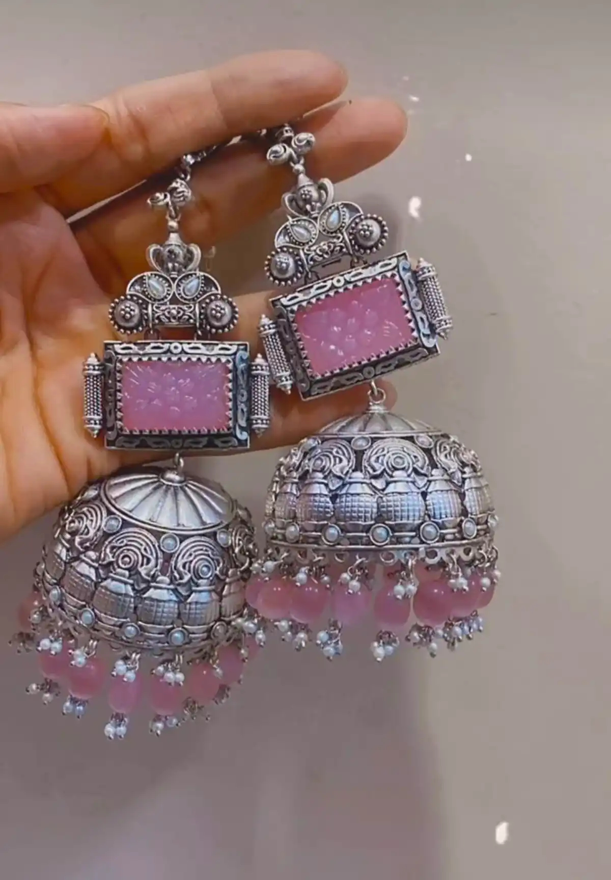 گوشواره هندی خوش رنگ