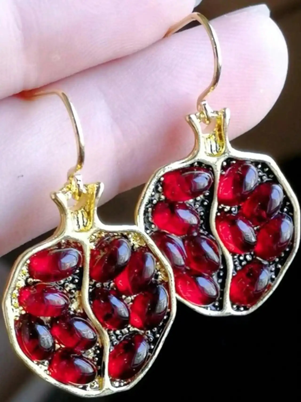 مدل گوشواره شب یلدا + زیباترین مدل های گوشواره مخصوص شب یلدای امسال