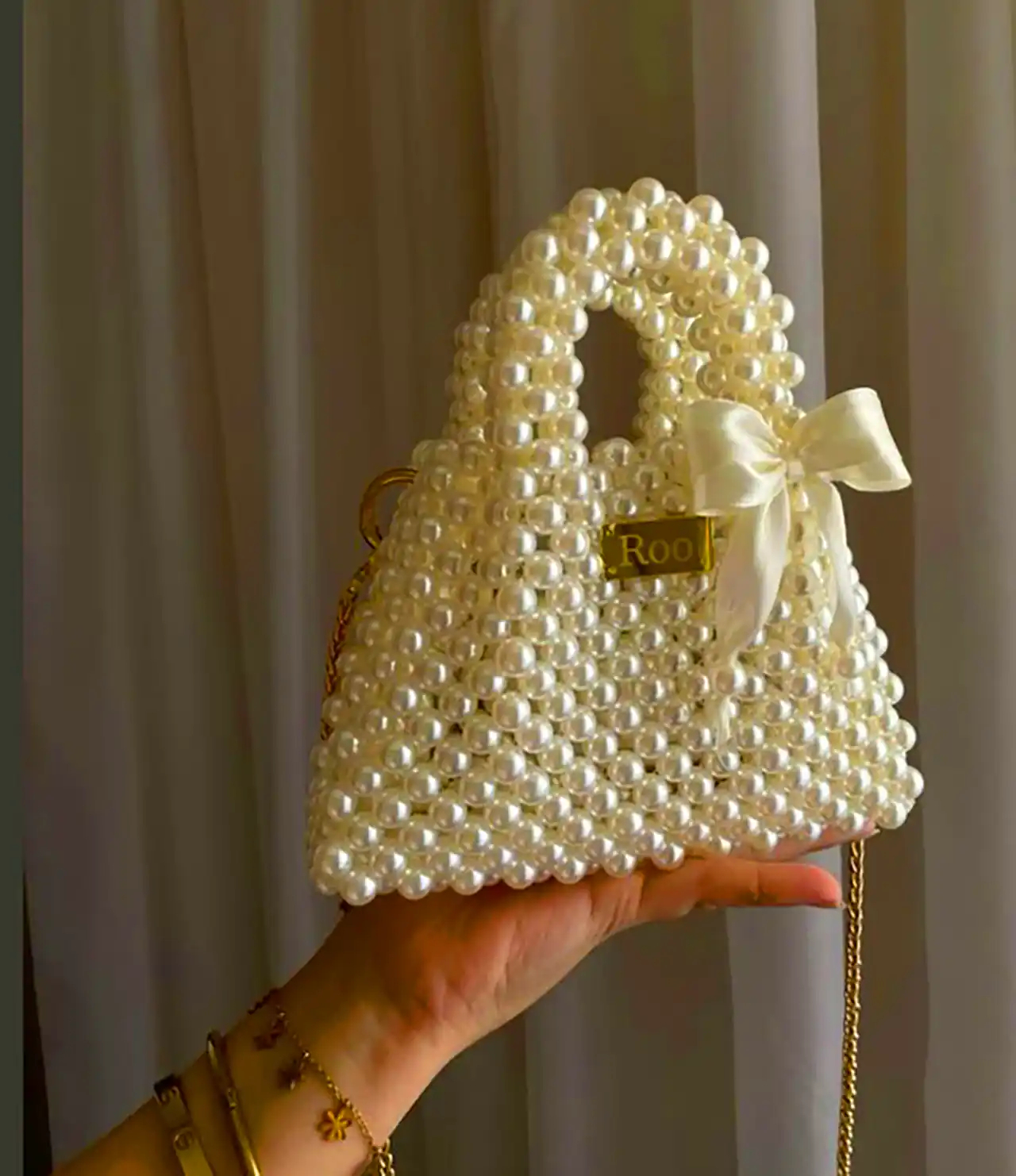 کیف شیک مرواریدی 