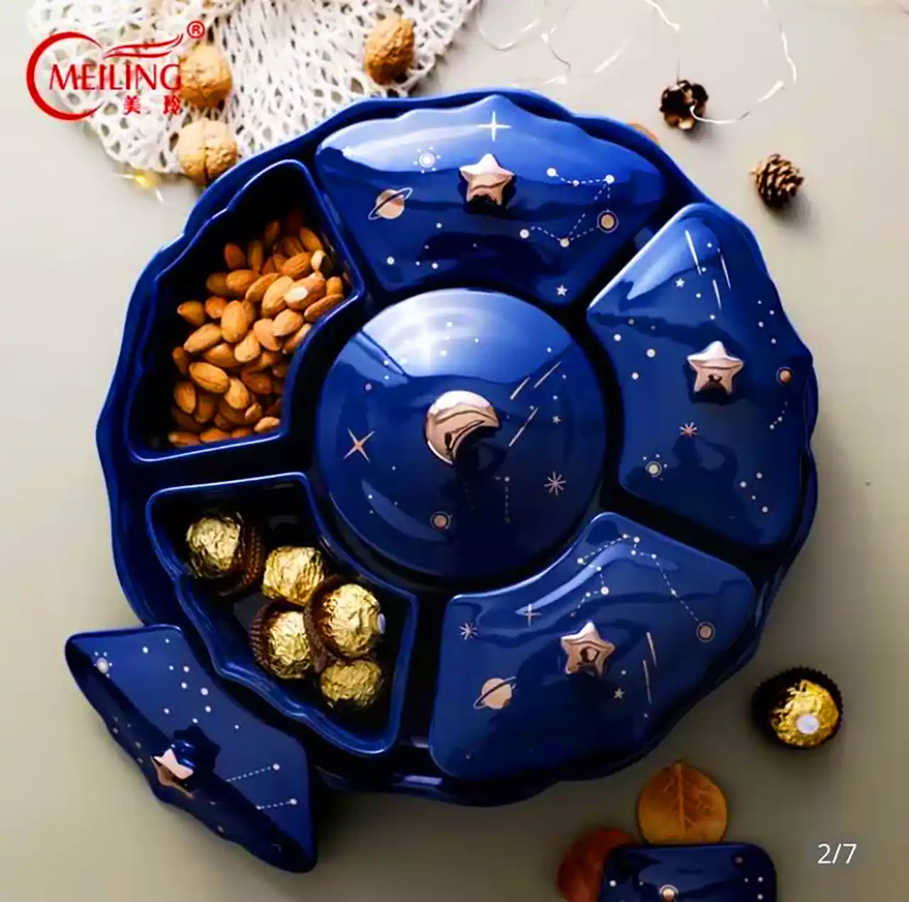 ظرف سفالی سرو تنقلات 