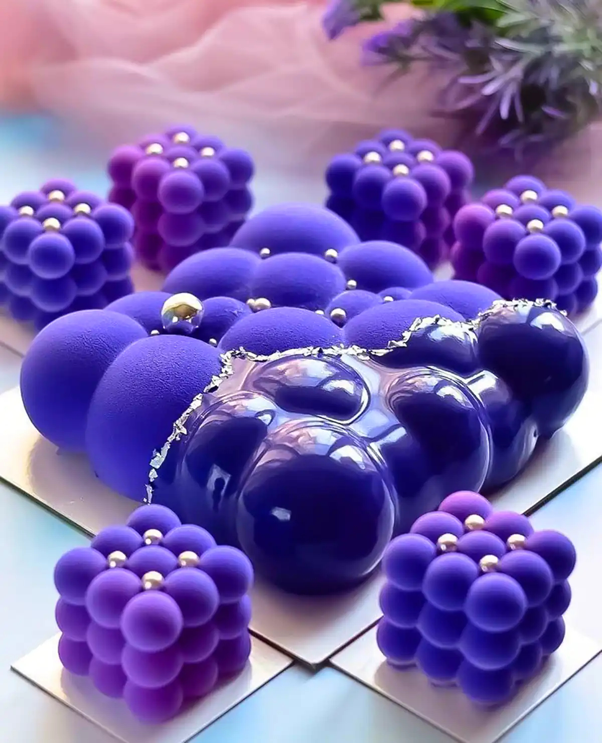 کیک تولد بلوبری