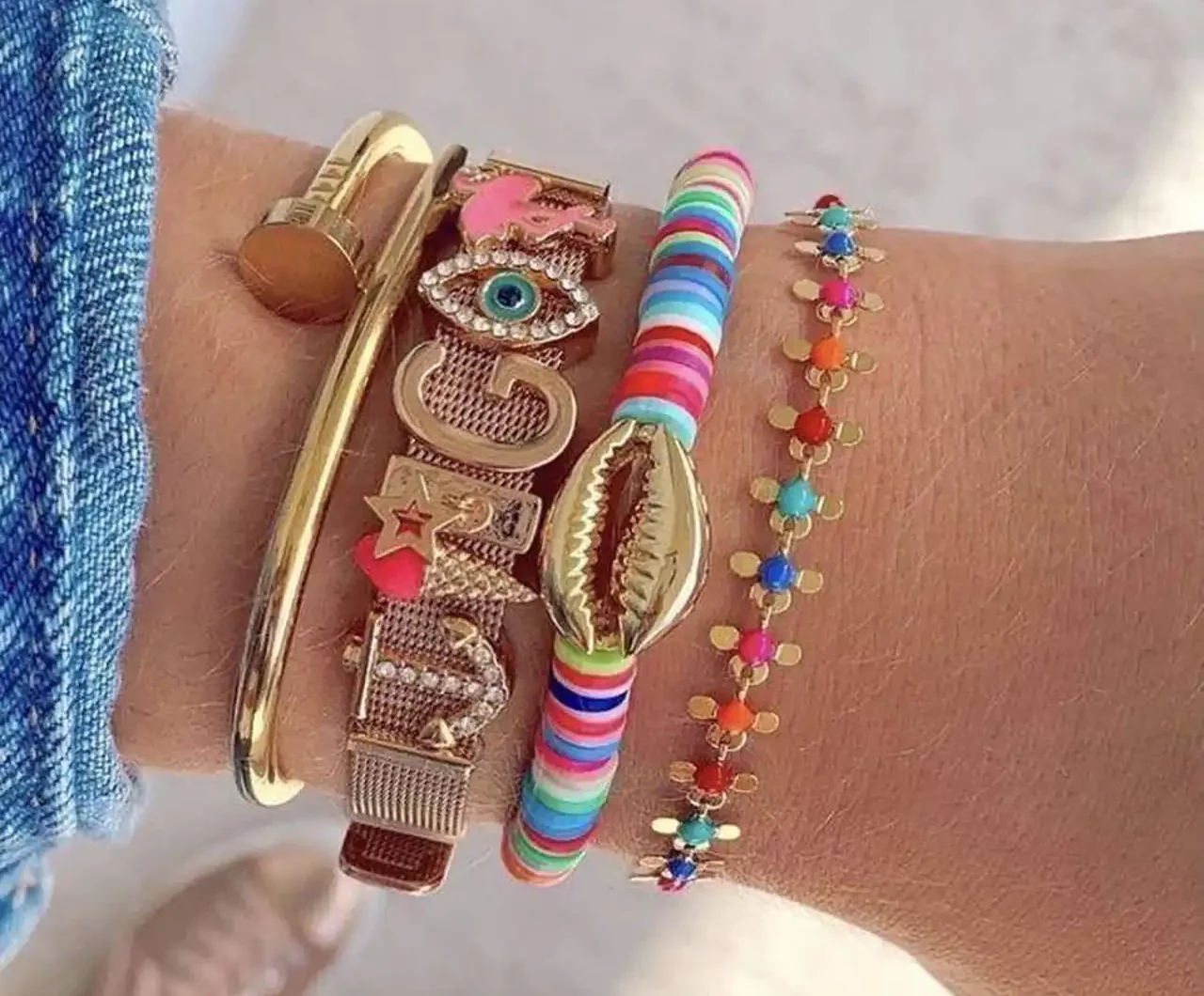 مدل دستبند + زیباترین مدل های دستبند مهره ای دخترانه و زنانه بسیار فانتزی