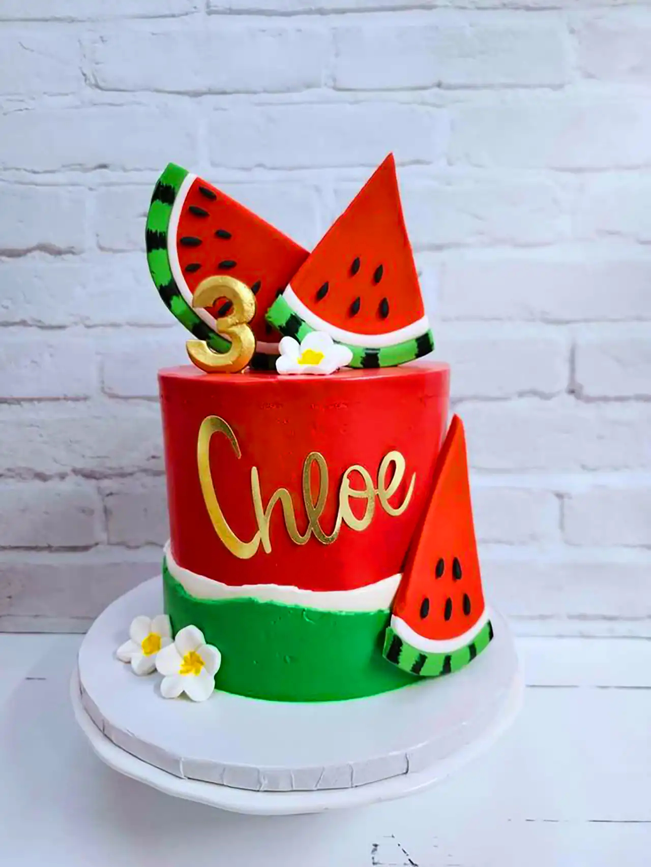 کیک هندوانه ای یلدایی