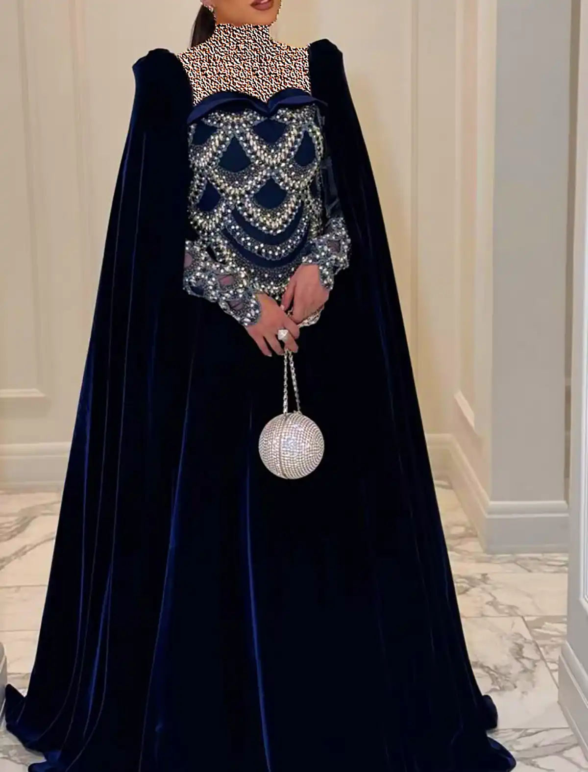پیراهن مجلسی زردوزی
