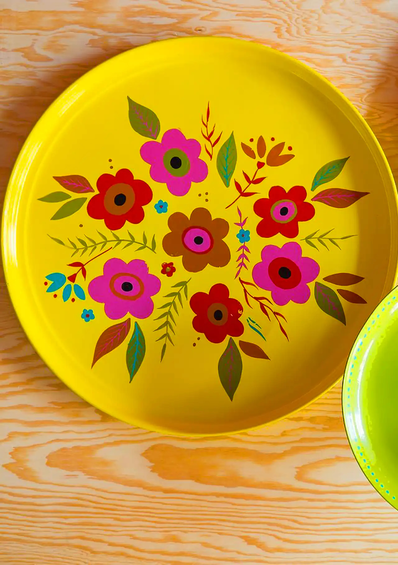 بشقاب دکوراتیو دستساز