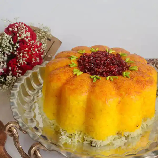 تزیین ته چین گرد