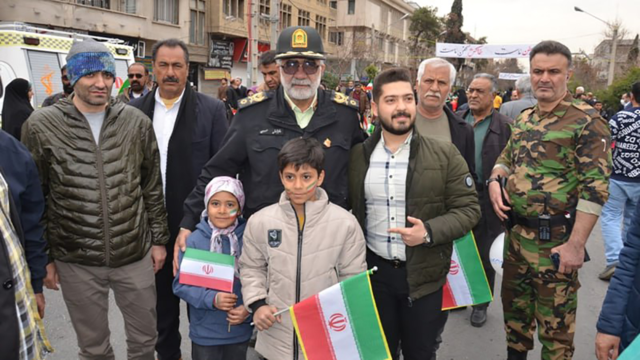 فرماندهی انتظامی استان فارس در راهپیمایی 22 بهمن