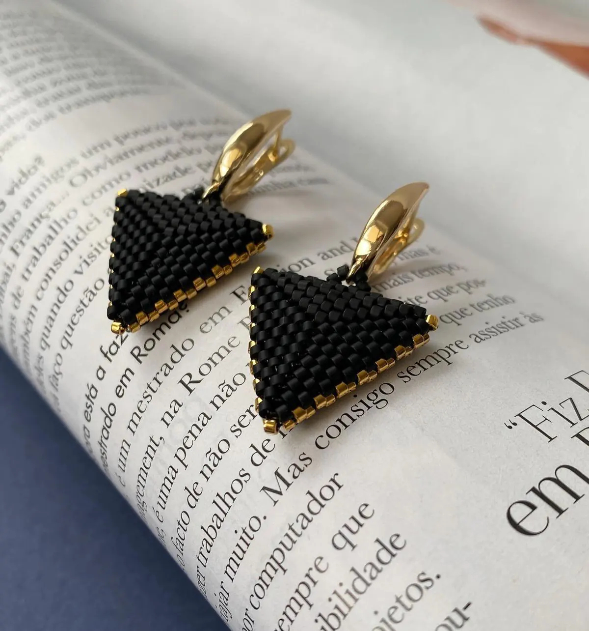 گوشواره طلا آویز ایتالیایی