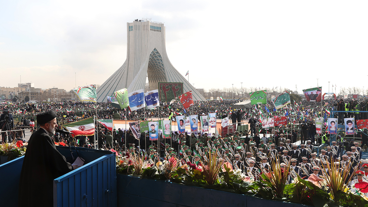 سخنرانی آیت الله سیدابراهیم رئیسی در میدان آزادی تهران در روز 22 بهمن 1401