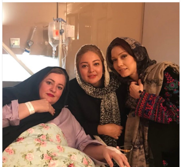 نعیمه نظام دوست در بیمارستان