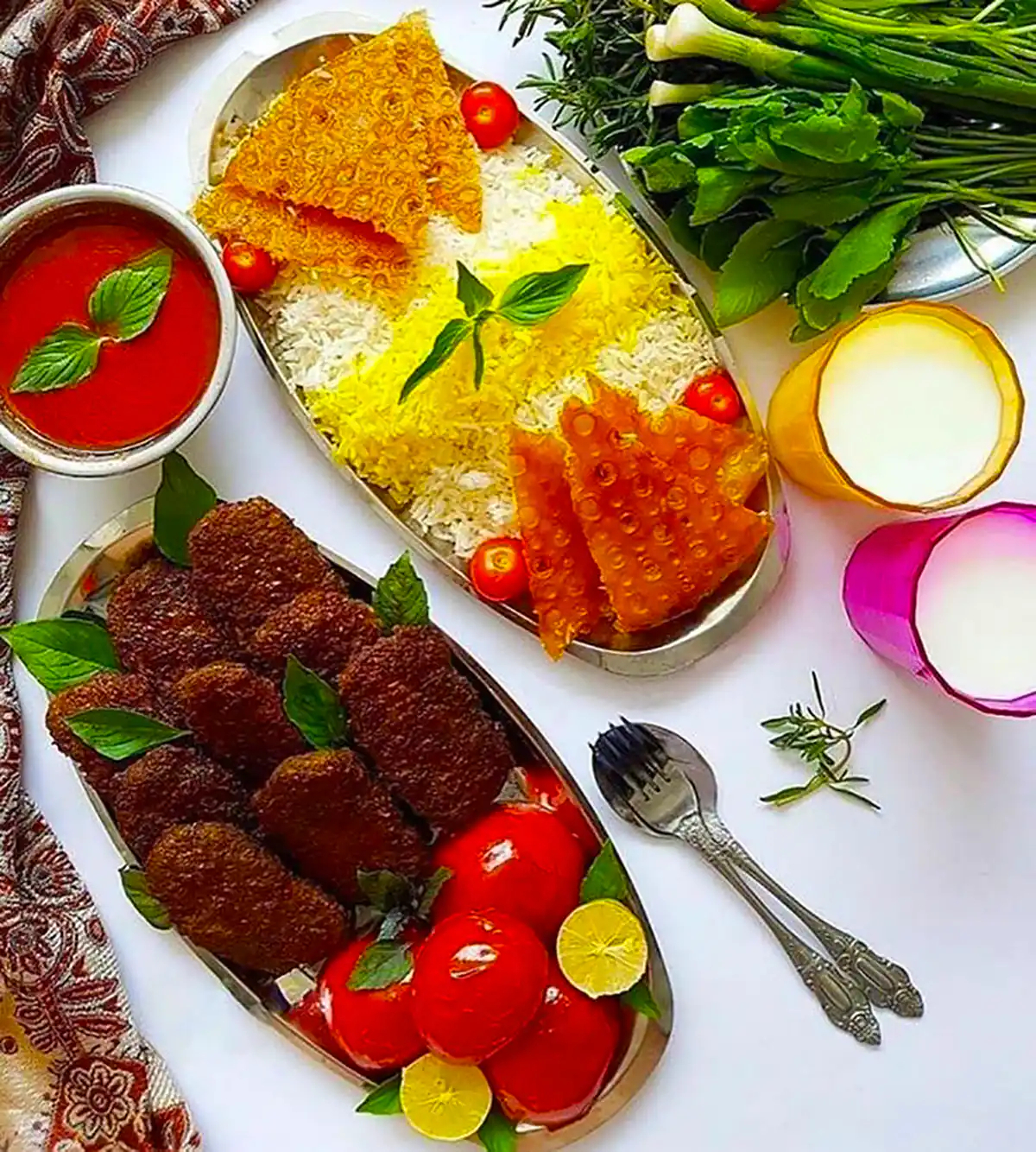 دیزاین کباب تابه ای