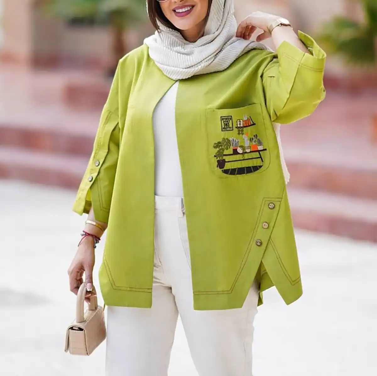 مانتو مناسب کافه رفتن تابستونی 