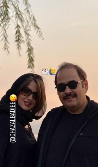  رضا داوود نژاد و همسرش