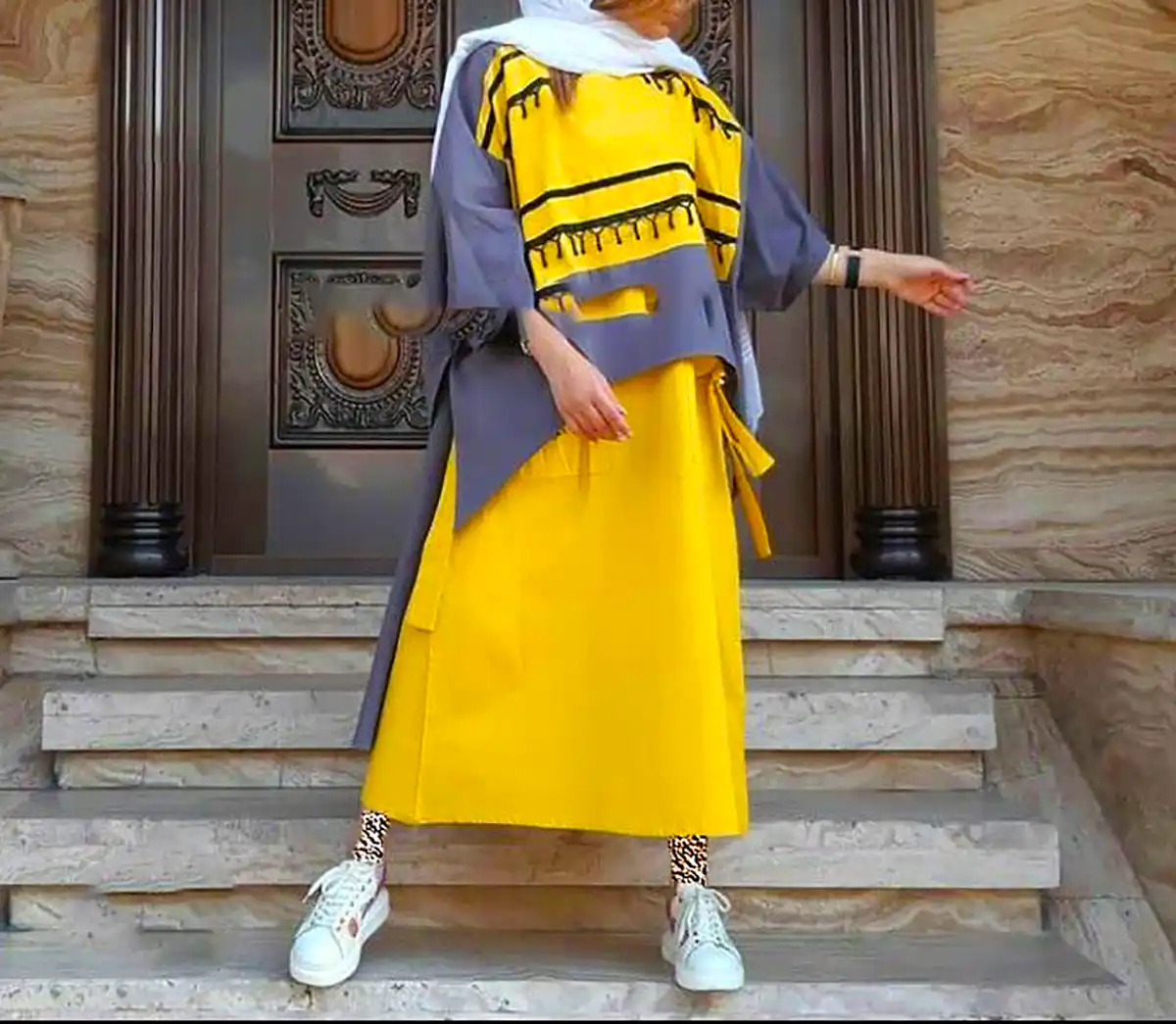 استایل خاص با رنگ زرد 
