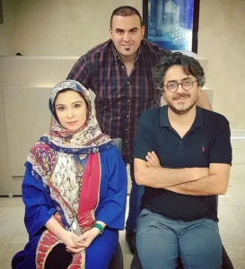 تاریخ امروز چهره‌ها|استایل دیدنی «تینا و سعید» در پشت صحنه سریال بچه مهندس 3