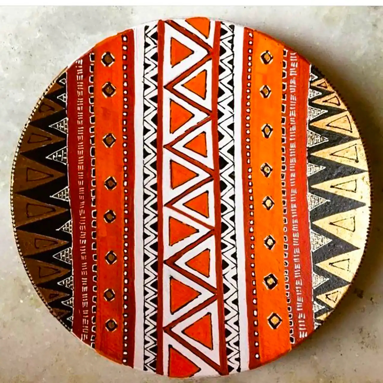 بشقاب دکوراتیو دستساز