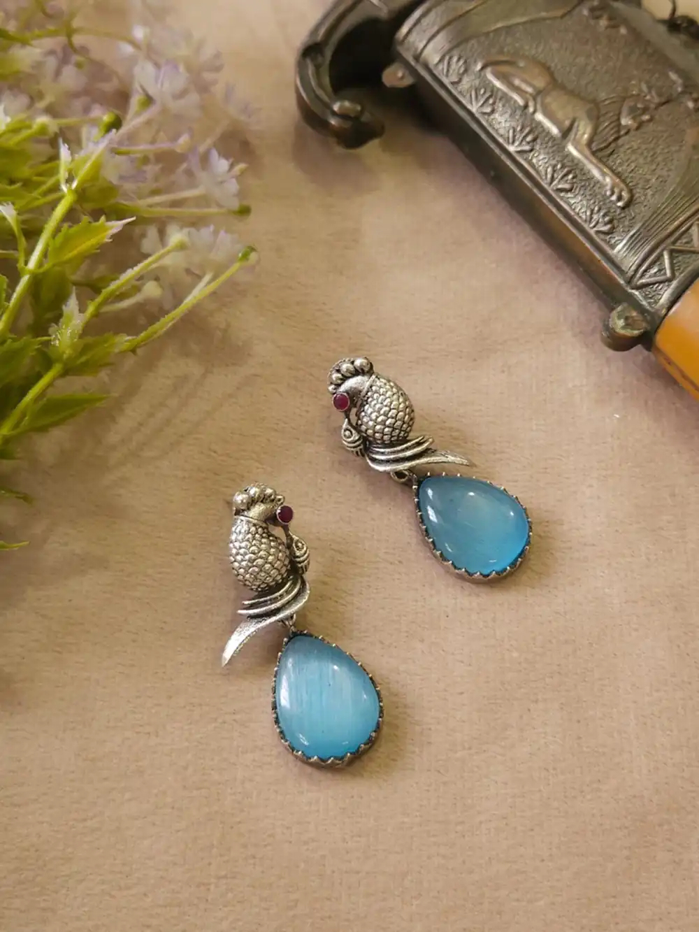 مدل گوشواره فیروزه طلا