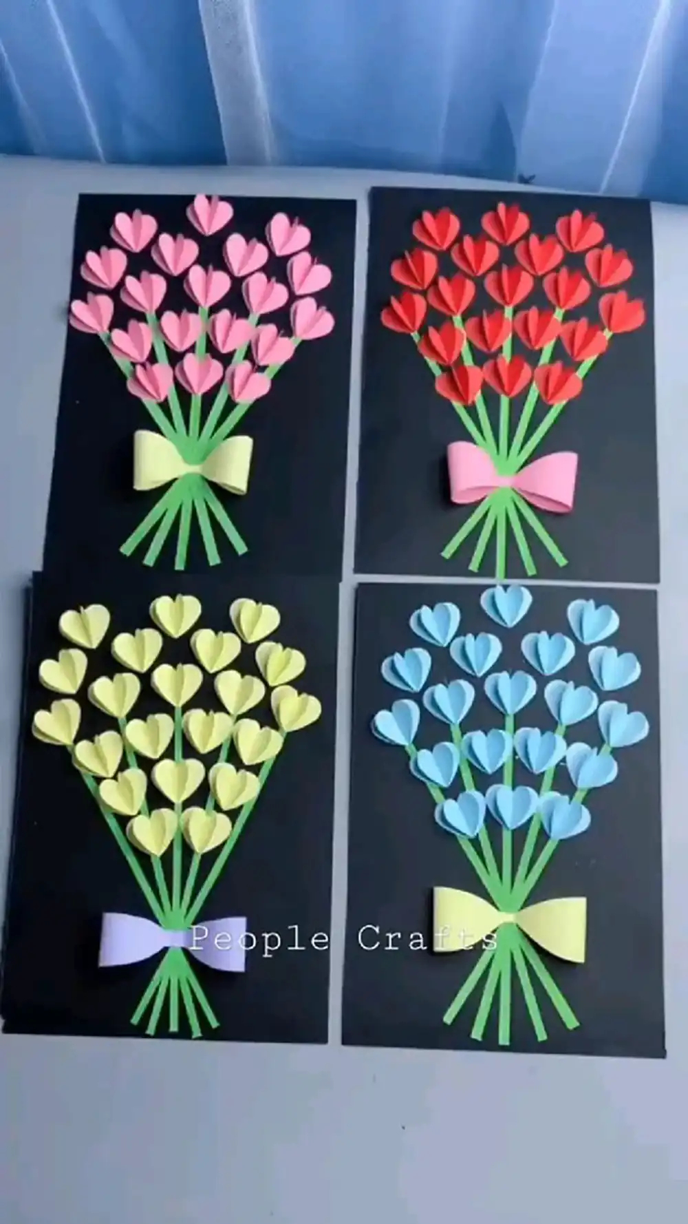 کاردستی گل برای مدرسه