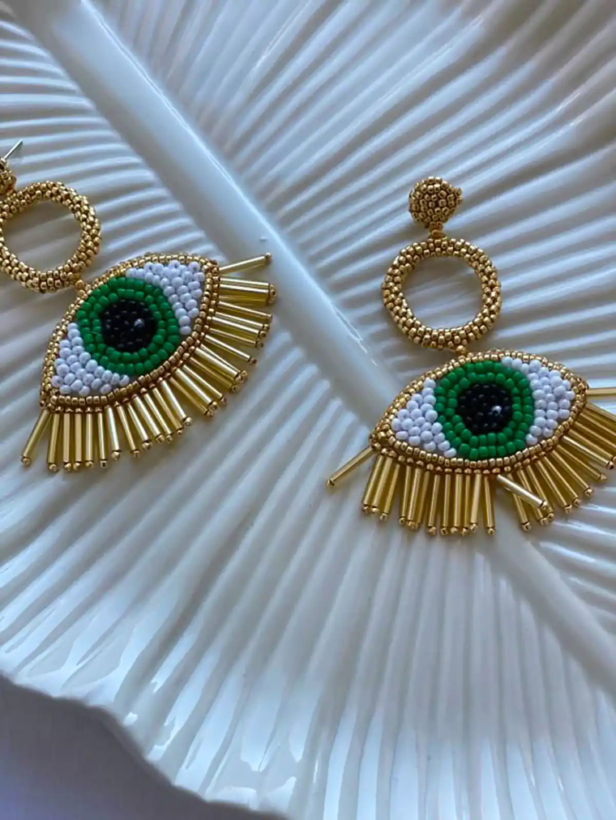 گوشواره چشم نظر دستساز
