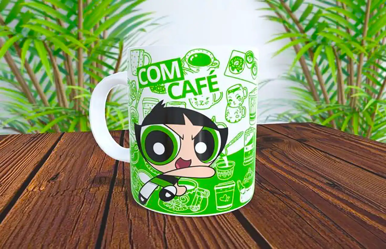 ماگ سرامیکی سبز شیک