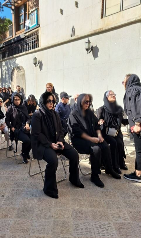 مراسم تشییع رضا داوودنژاد