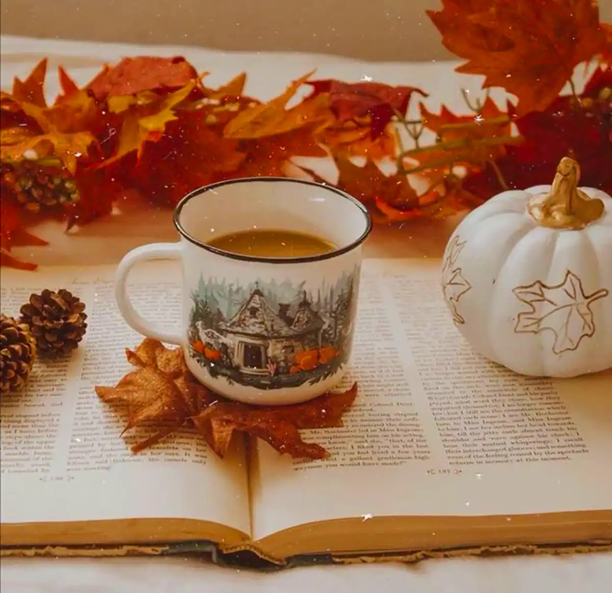 ماگ سرامیکی پاییزی