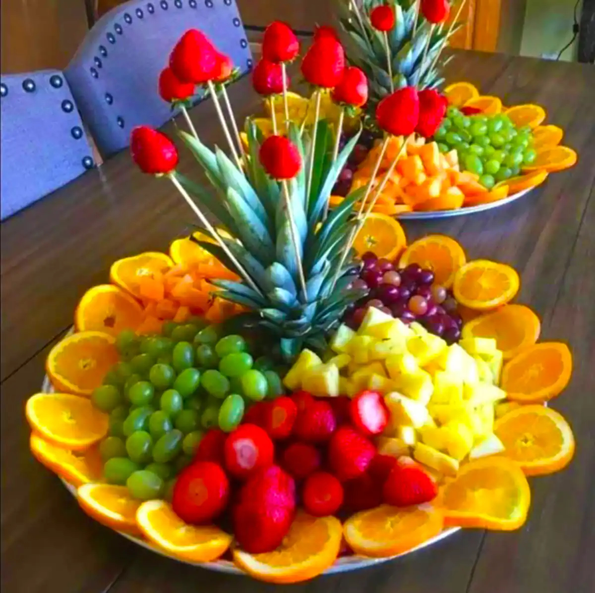 تزیین سینی میوه تابستانه