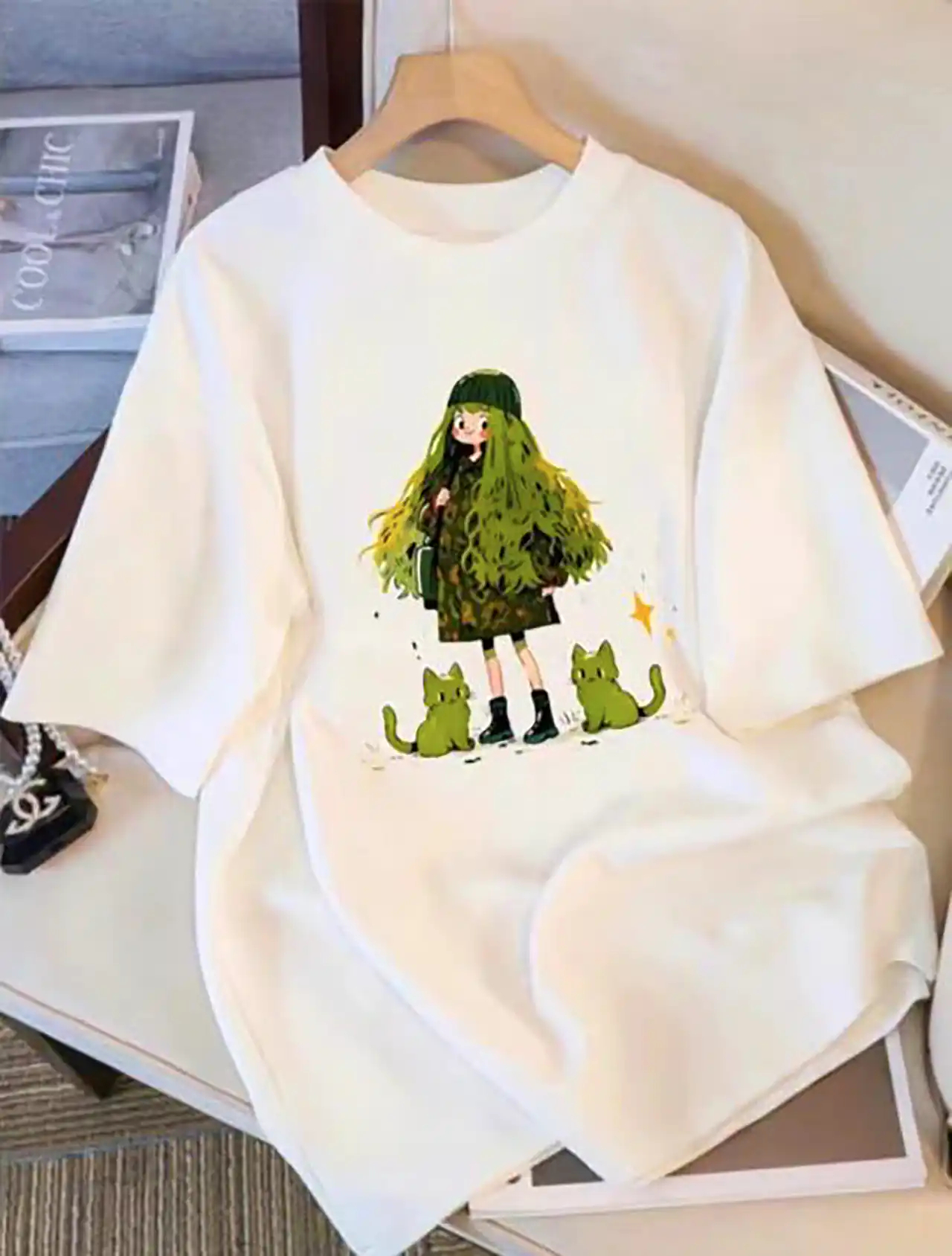 تیشرت لانگ دخترانه