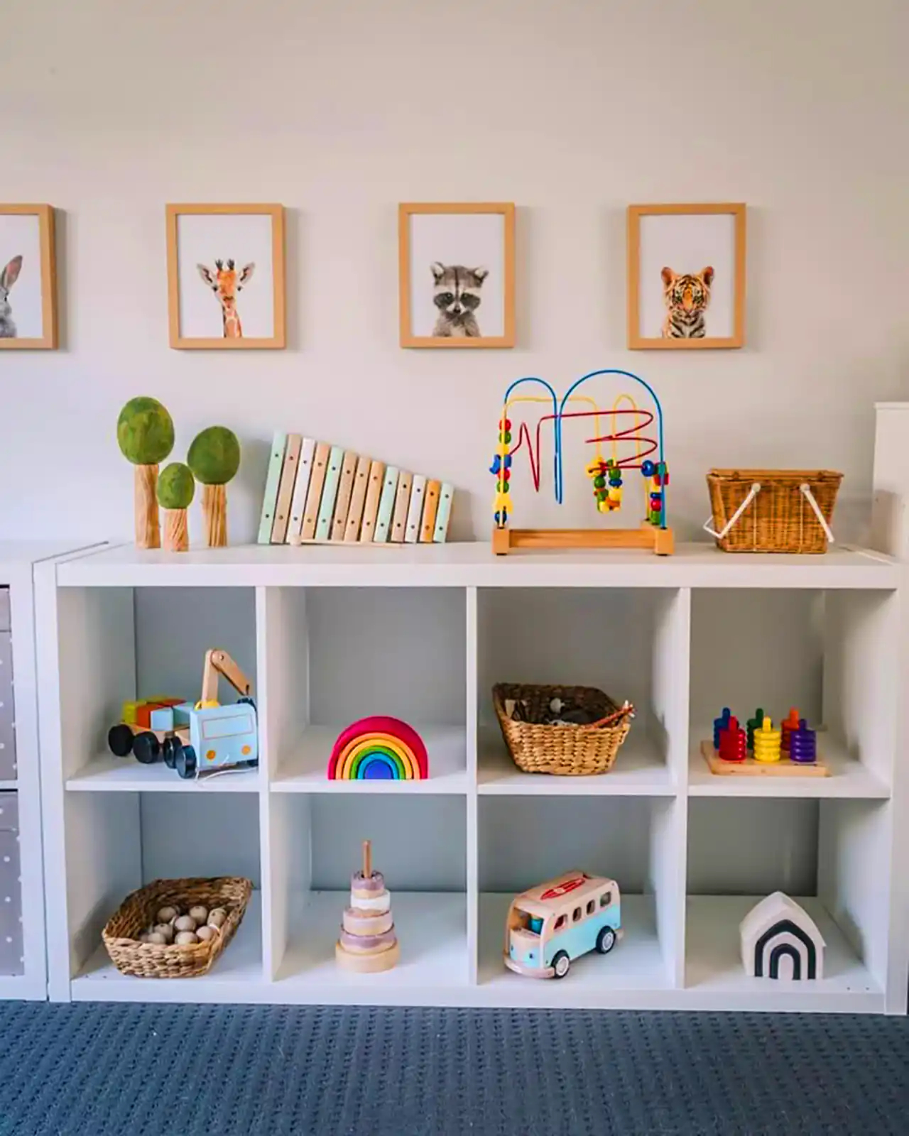 قفسه مینیمال اتاق کودک