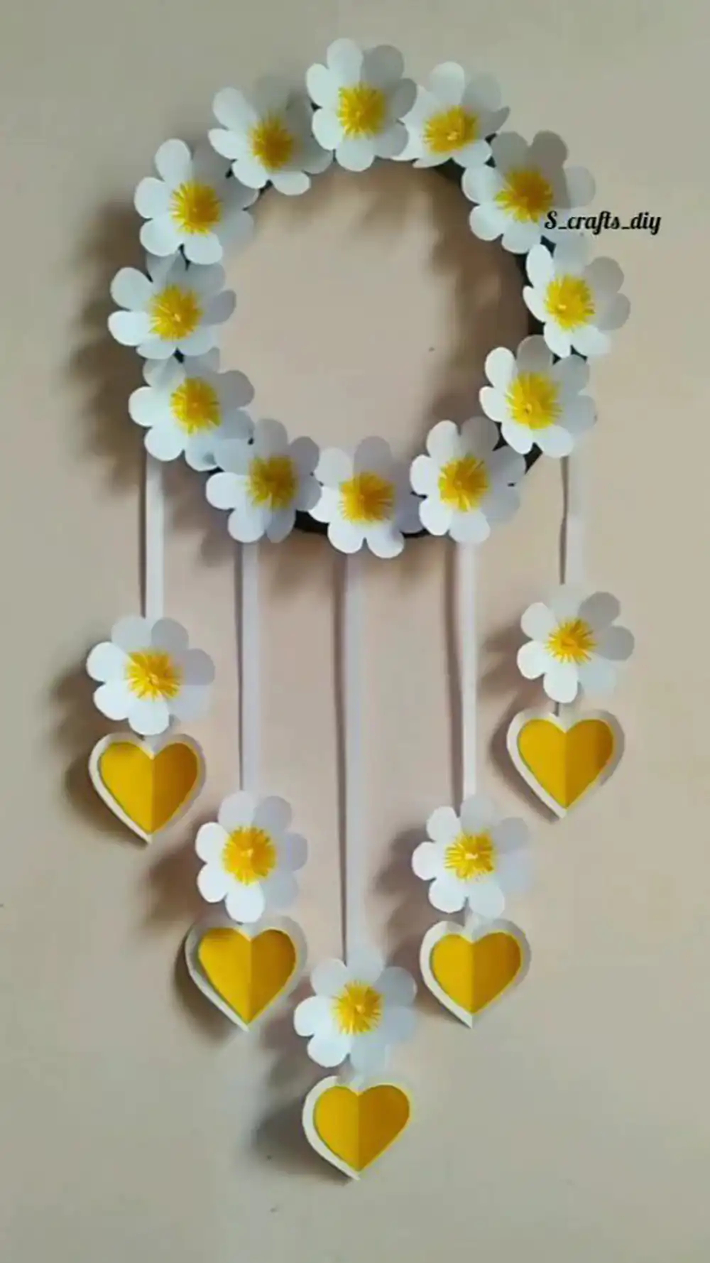 کاردستی گل برای مدرسه