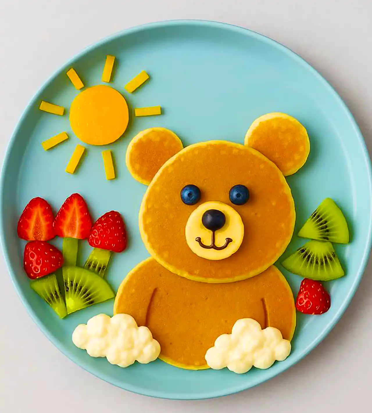 صبحانه کودکانه سالم خلاقانه 