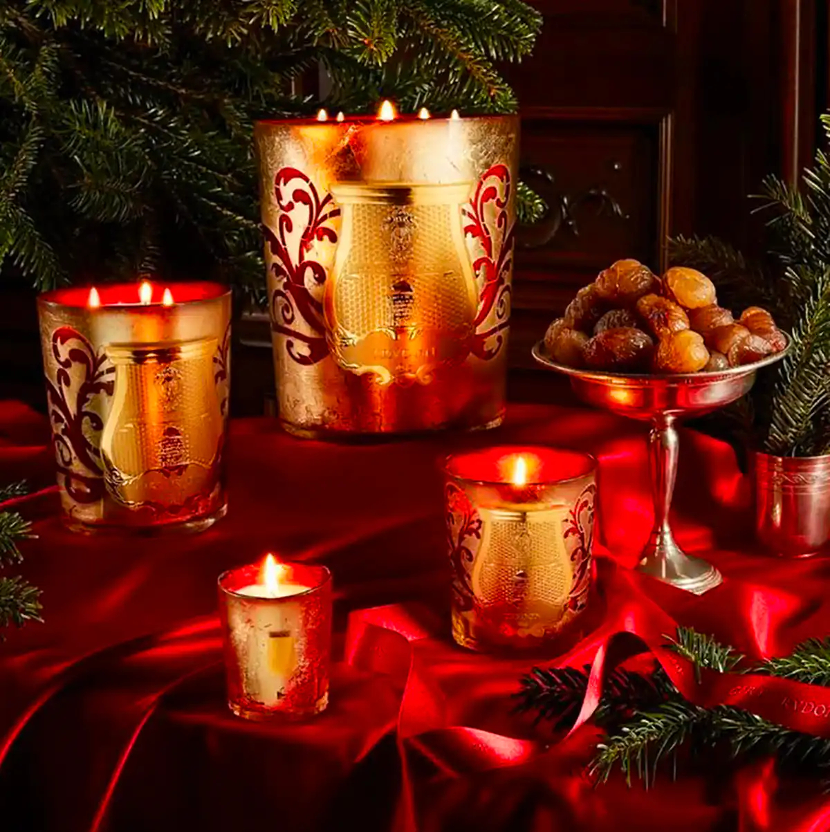 ست شمع براق اکلیلی