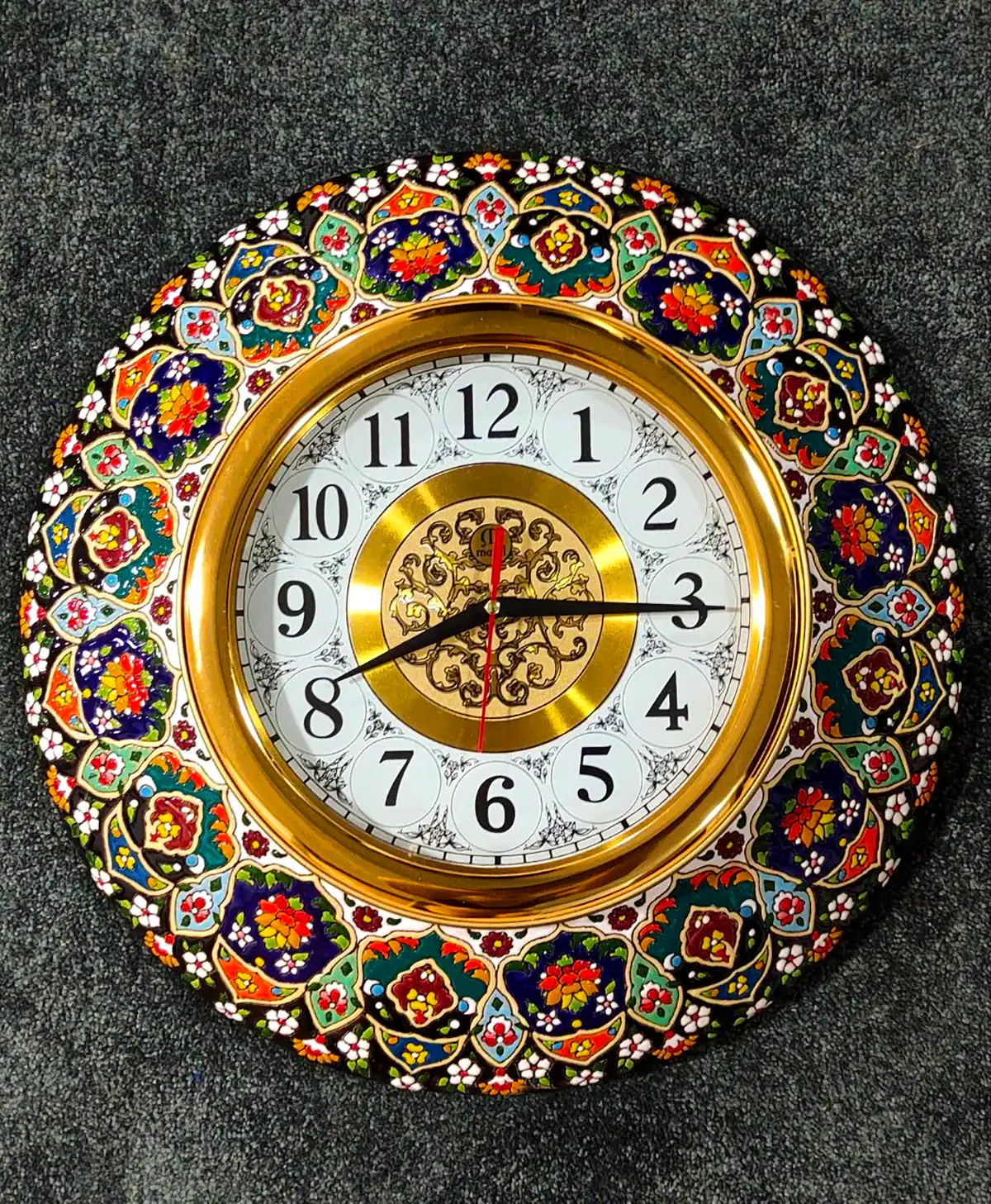 ساعت دیواری خاتم کاری