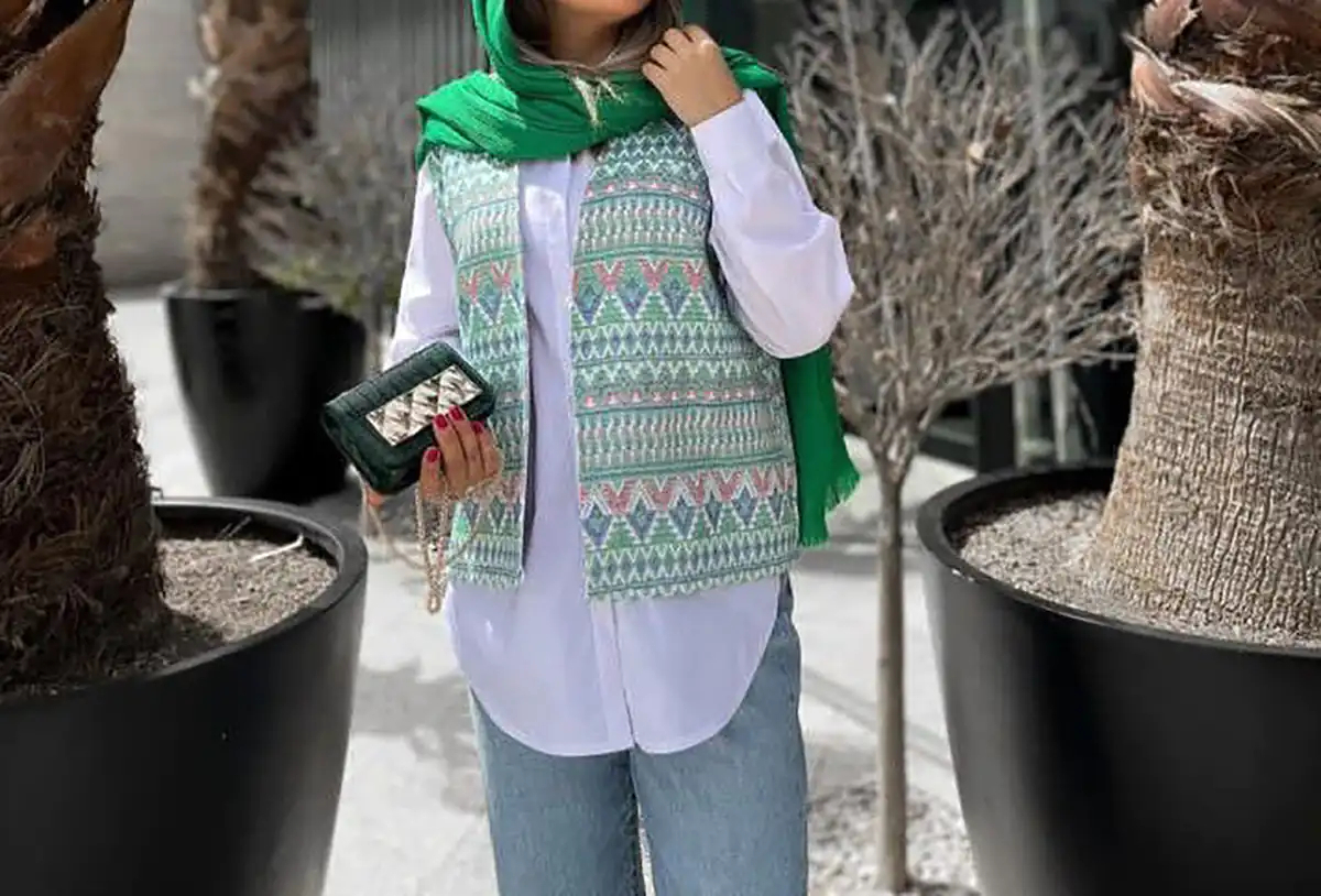 مانتو شاد رنگی و زیبا