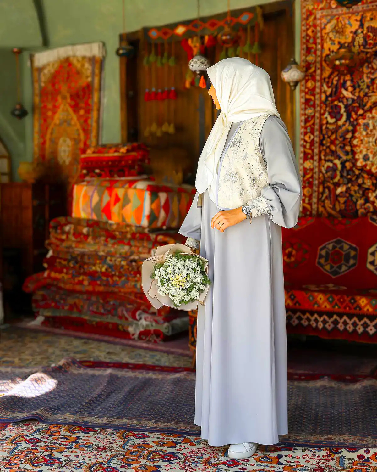 مانتو نخی برای روزهای تابستانی