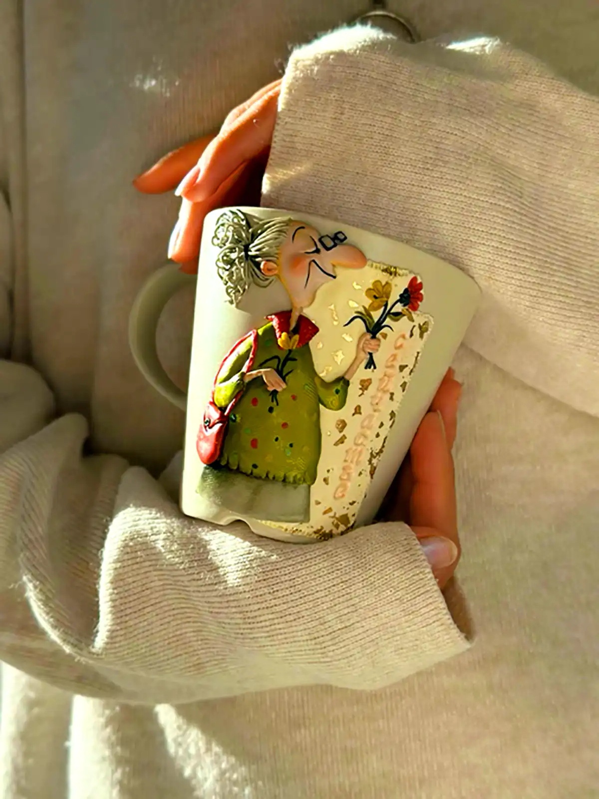 ماگ سفالی کریسمسی 