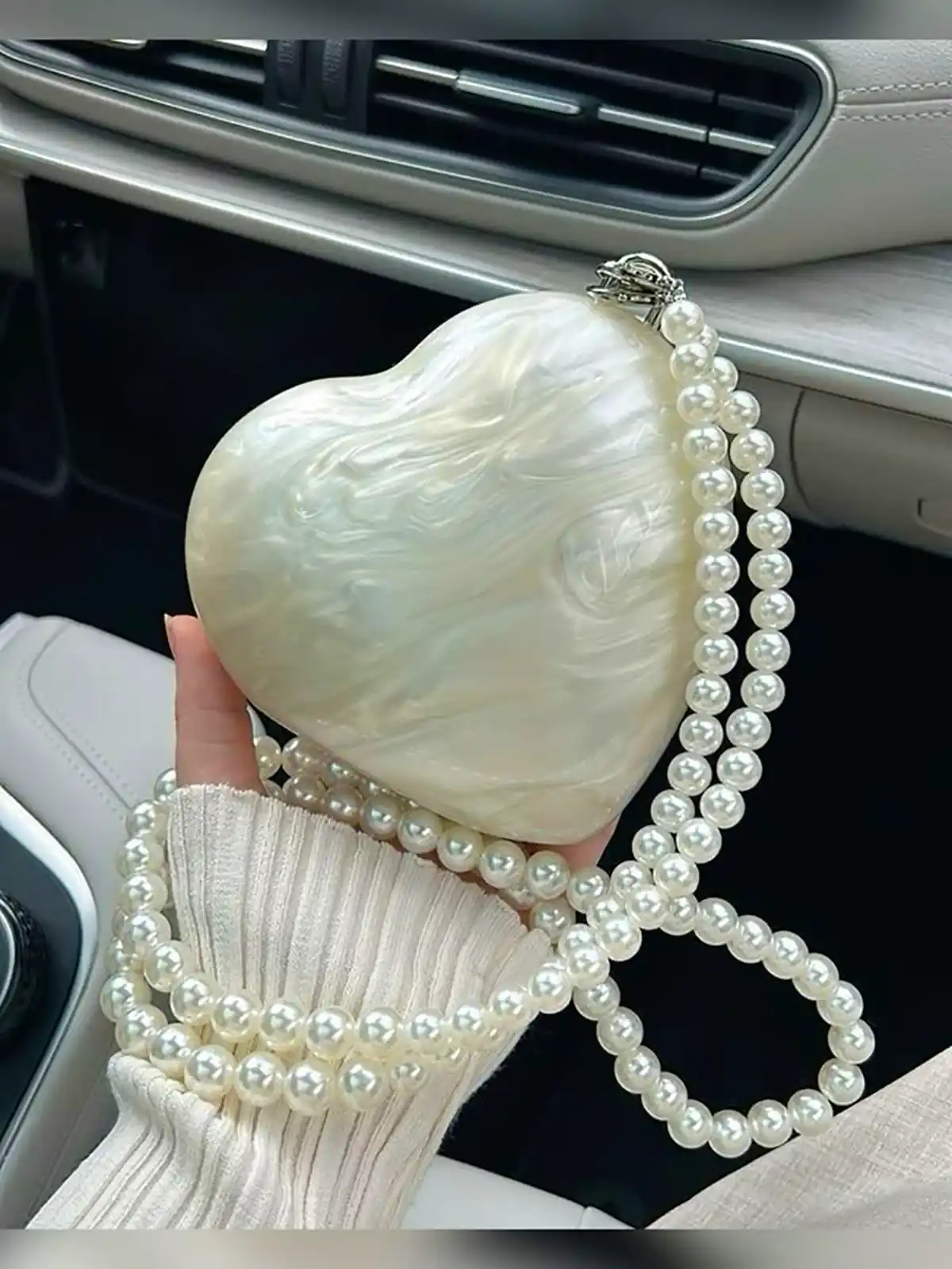 کیف سفید نوعروس