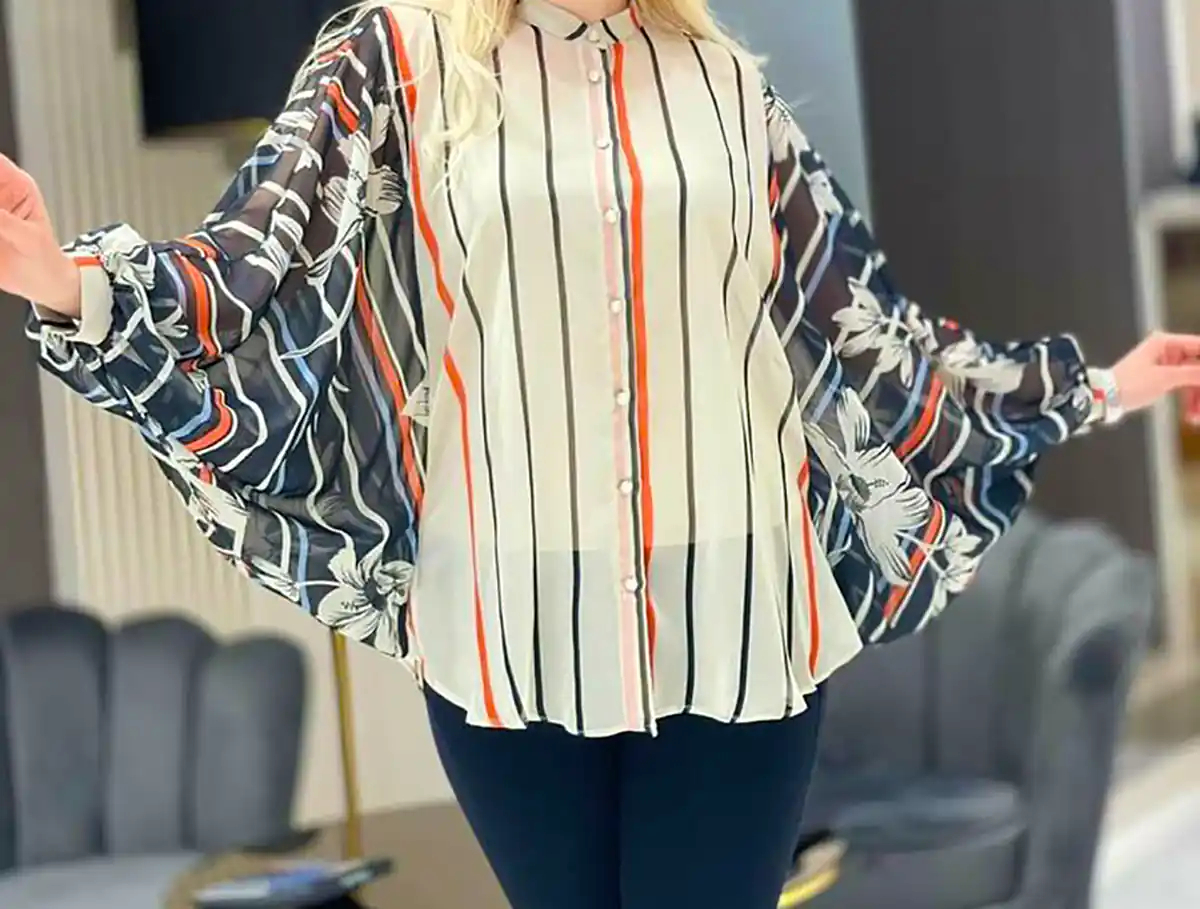 شومیز زنانه رنگارنگ