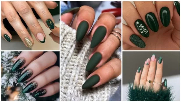 طراحی ناخن‌ برای کریسمس