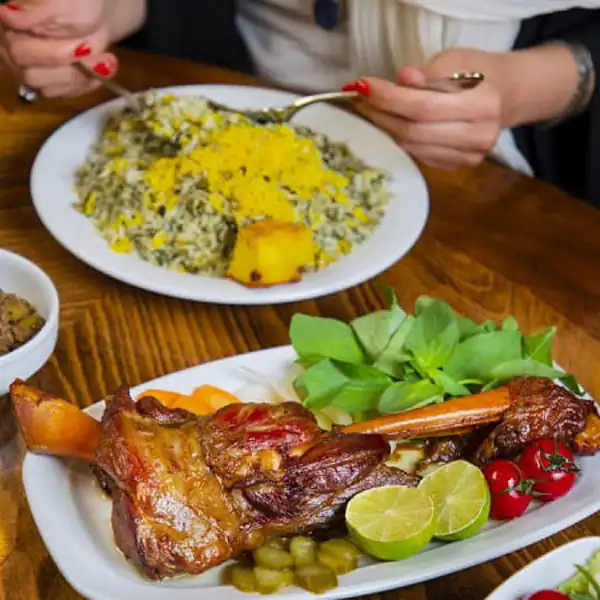 تزیین باقالی پلو ساده