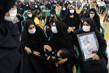 مراسم تشییع پیکر شهید میرحسینی در بندرعباس+تصاویر