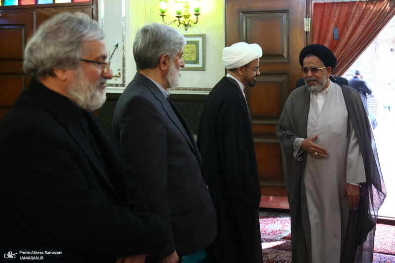 حضور همزمان دولتمردان روحانی و رئیسی در یک مراس