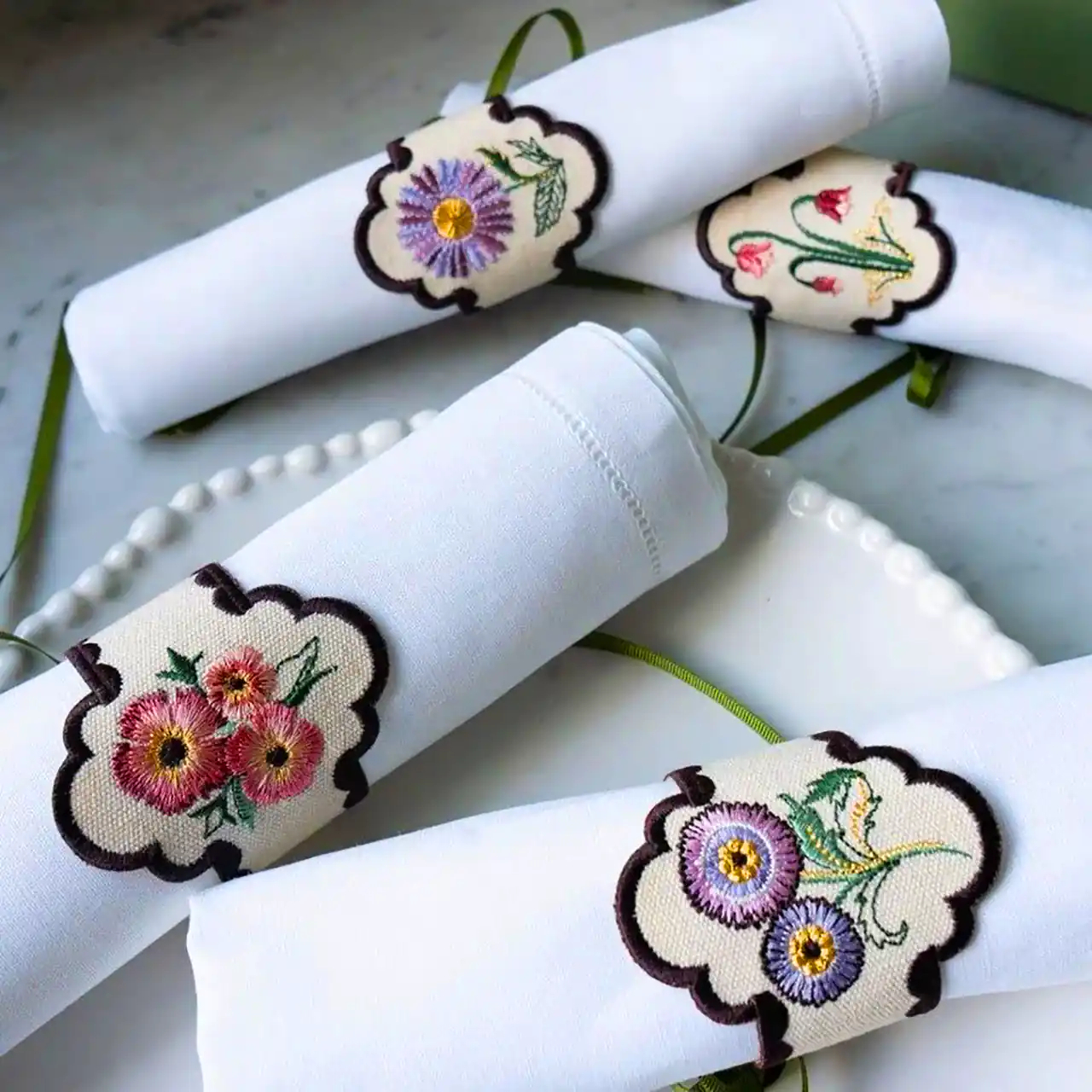 حلقه دستمال رنگی خاص 