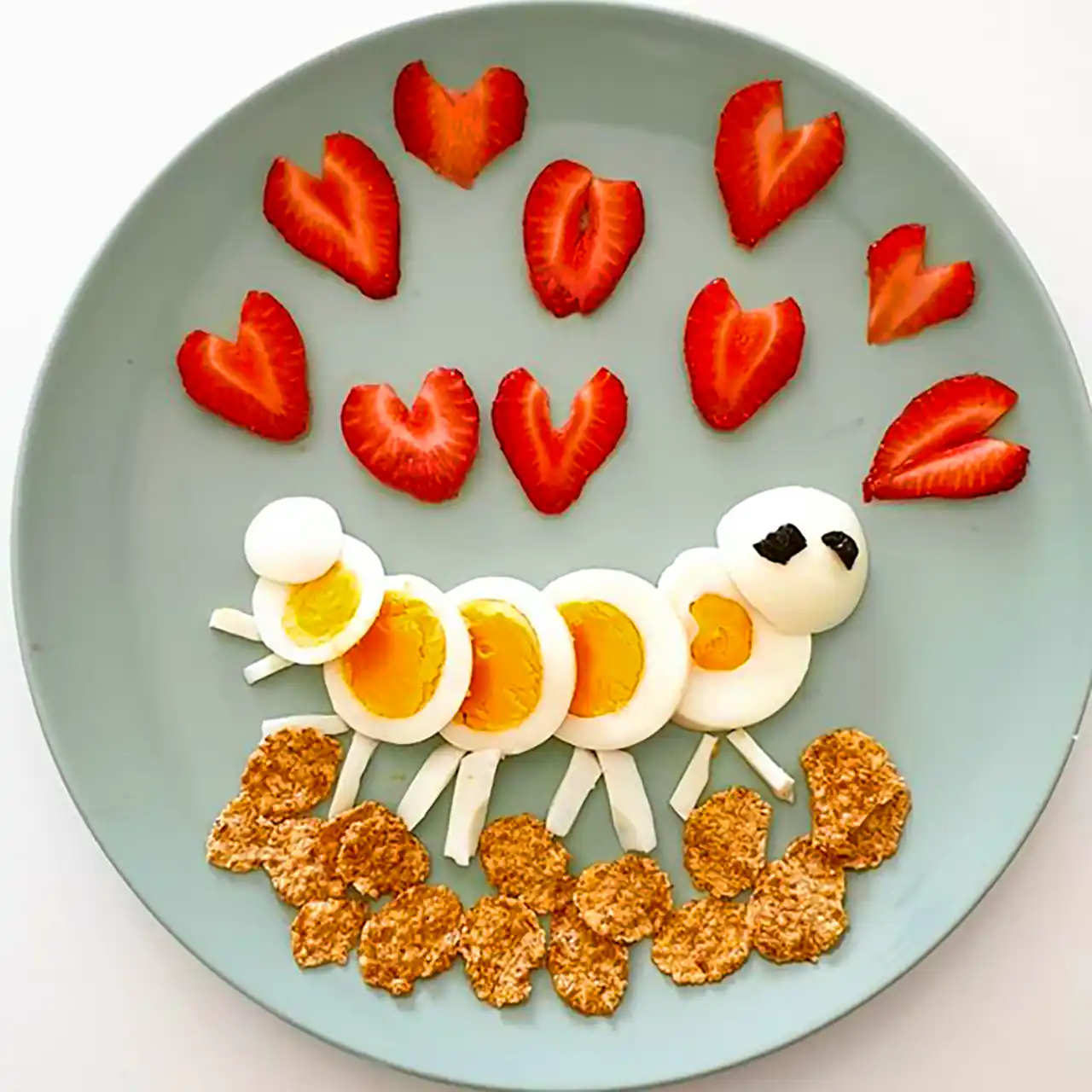 بشقاب صبحانه اشتها برانگیز کودکان