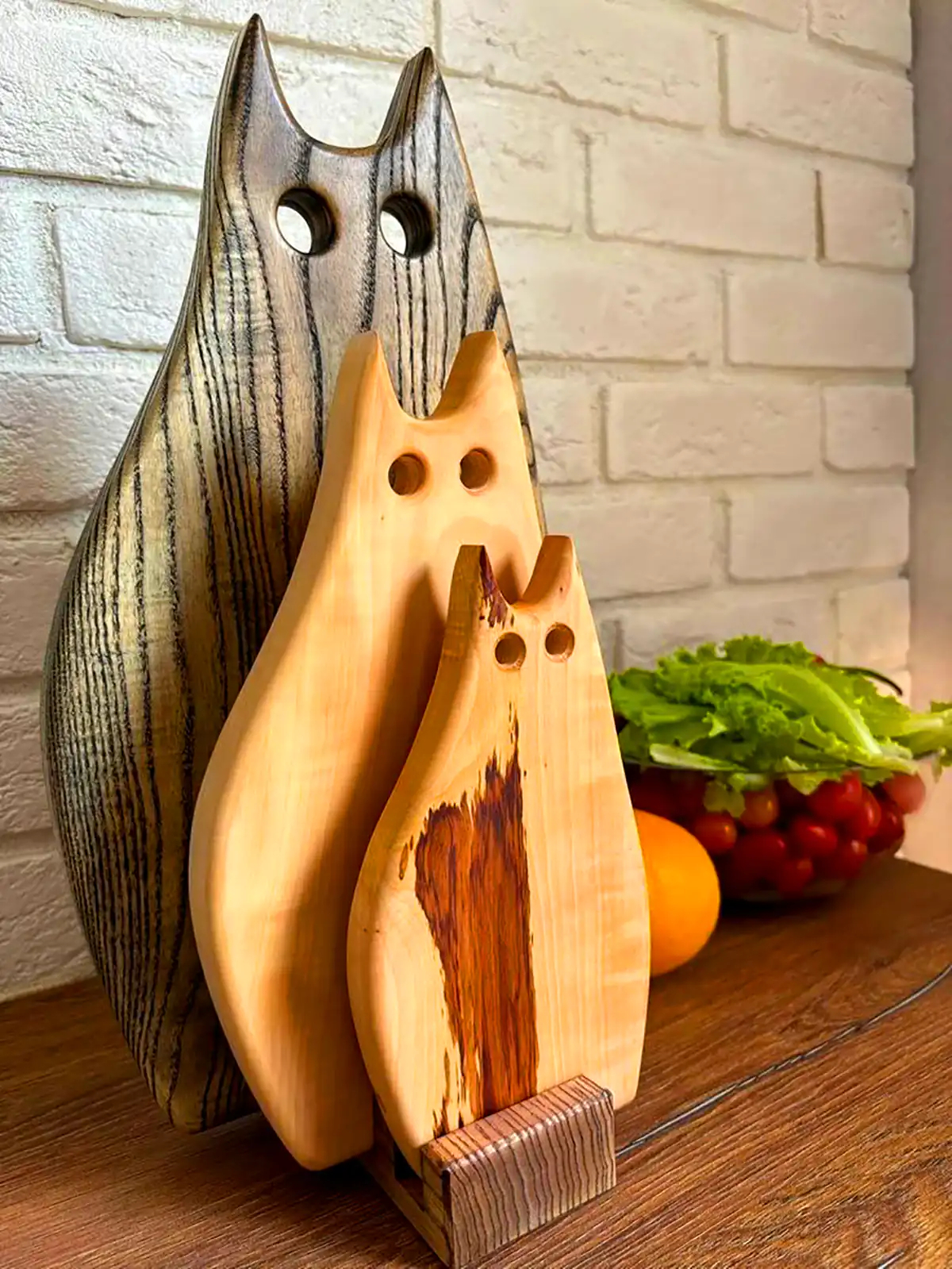 سینی سرو چوبی طرح حیوانات