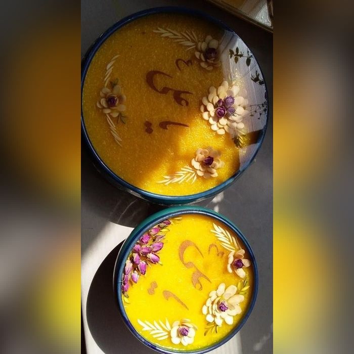 مدل تزیین شله زرد 1401