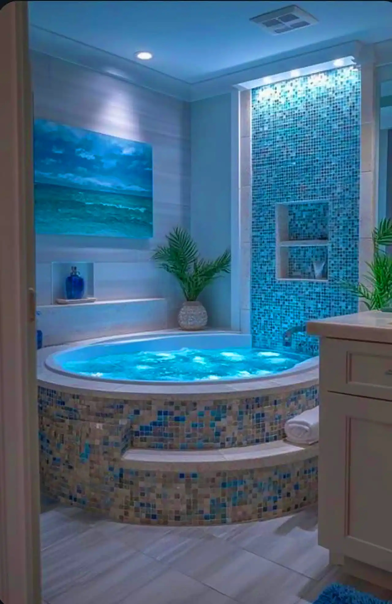 طراحی حمام سلطنتی مرمرین